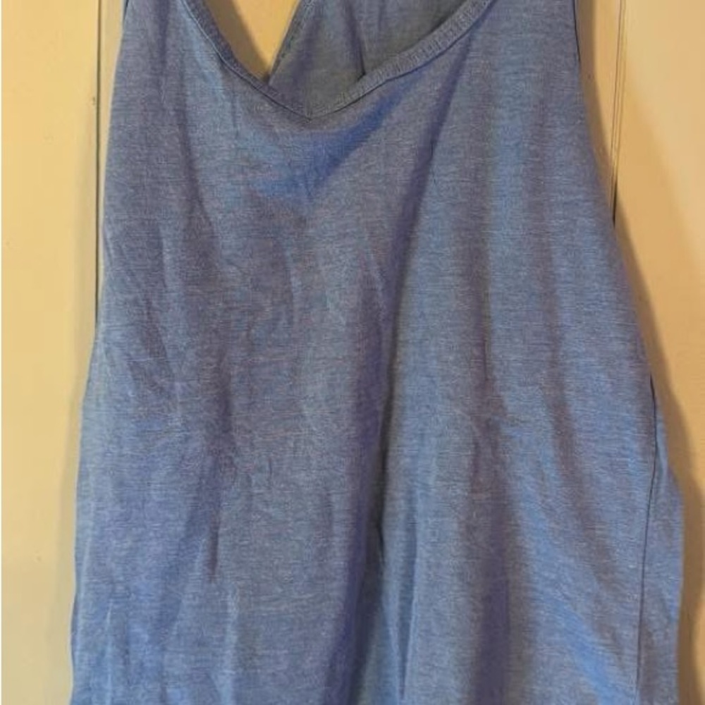 Blue Sleeveless Women's Top